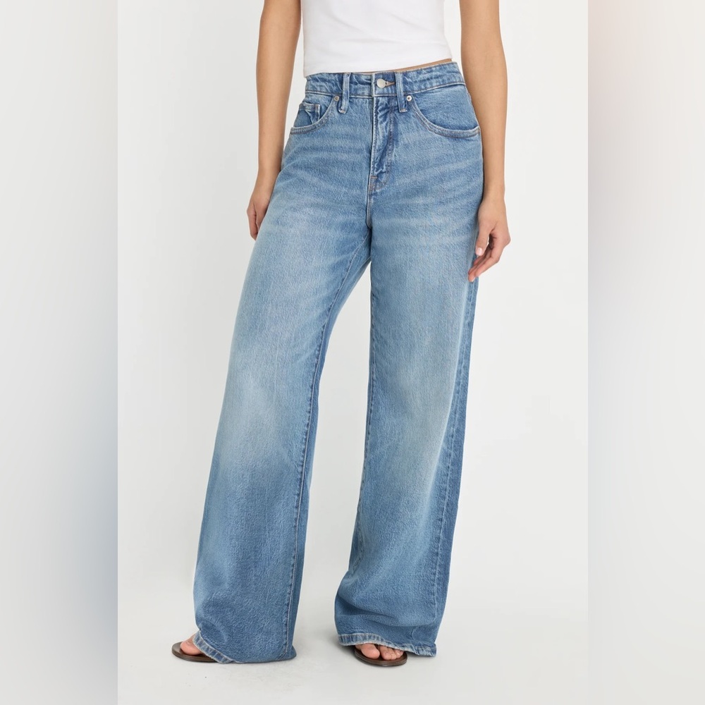 NWT Good American Good Ease Jeans in Indigo Size 12